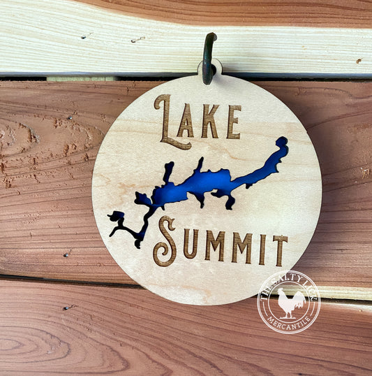 Lake Summit Ornament North Carolina