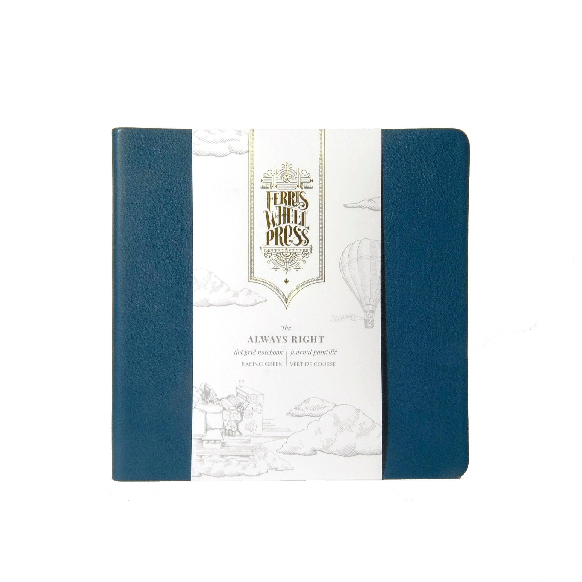 Always Right Fether Notebook Racing Green - The Salty Lick Mercantile