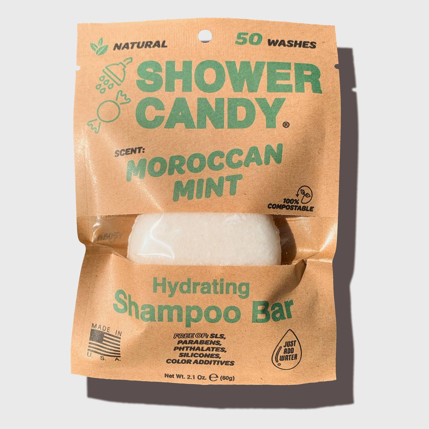 Shower Candy - Moroccan Mint Shampoo Bar