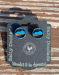 Kentucky Barrel Lid Earrings - The Salty Lick Mercantile