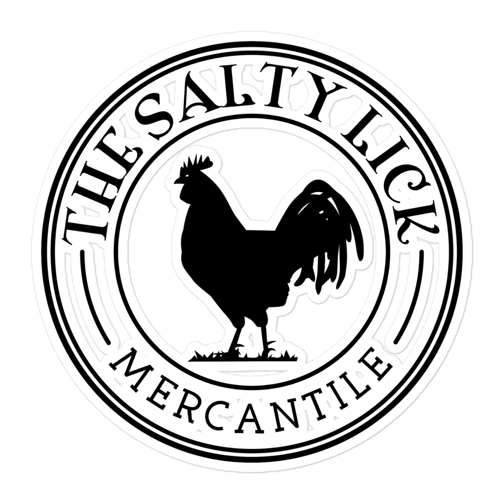 The Salty Lick Logo Bubble-free stickers